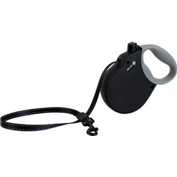 Alcott Adventure Πτυσσόμενο Λουρί Σκύλου έως 20kg 5m Μαύρο