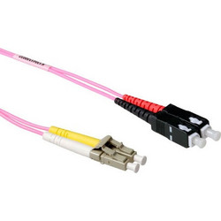 ACT LC-SC Καλώδιο Οπτικής Ίνας 1.5m Purple RL8751