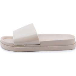 Sabino Γυναικείες Παντόφλες Καλοκαιρινές Flatforms Αντιολισθητικές Μπεζ 55033