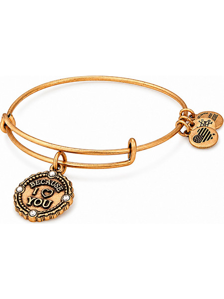 Alex and Ani Γυναικείο Βραχιόλι Βέργα Xρυσό A18BILY04RG