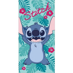 Borea Happy Stitch Παιδική Πετσέτα Θαλάσσης Microfiber Πράσινη 70x140cm 034684048120