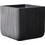 Supergreens Stripe XL Γλάστρα Τετράγωνη Πήλινη Γκρι 38cm D-9940-8