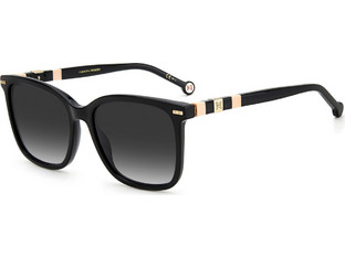 Carolina Herrera CH0045-S 3H2 Γυναικεία Γυαλιά Ηλίου Τετράγωνα Κοκάλινα Μαύρα με Μαύρο Φακό