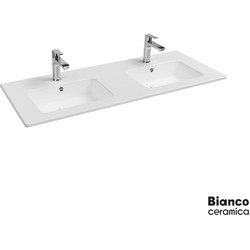 Bianco Flat Ένθετος Νιπτήρας Μπάνιου Πορσελάνης Λευκός 508-36120-300