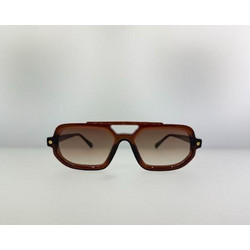 Enzo SZ8822 C4 Γυναικεία Γυαλιά Ηλίου Aviator Κοκάλινα Καφέ με Καφέ Φακό