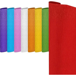 Justnote Χαρτί Γκοφρέ Διάφορα Χρώματα 50x200cm 10τμχ 39100