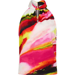 DKNY Γυναικείο Καλοκαιρινό Top Λευκό P4JANZ17-JYS
