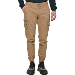 Berto Lucci Ανδρικό Παντελόνι Cargo Joggers Ελαστικό Κανονική Εφαρμογή Ταμπά 05252-6465-5022