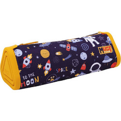 Must Space Κασετίνα Βαρελάκι Navy Μπλε 586647