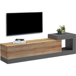HomeMarkt Έπιπλο Τηλεόρασης Μοριοσανίδα Oak Μ150xΠ29.6xΥ38.6cm Essenza HM18372.13