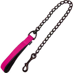 Gloria Pets Classic Λουρί Σκύλου Ατσάλινο 0.6m x 4mm Ροζ