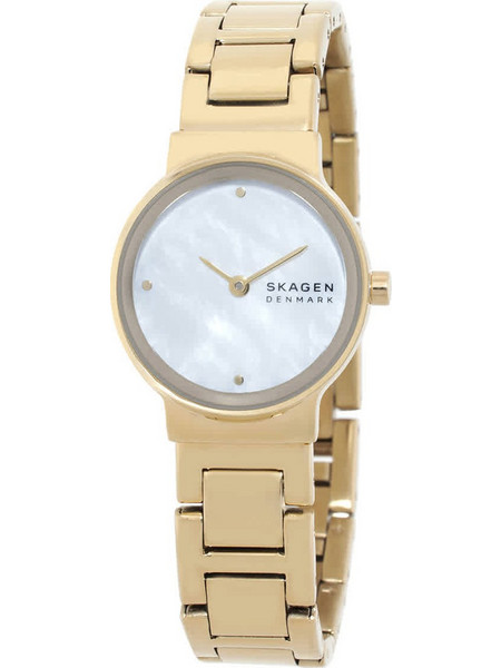 Skagen Freja Lille Γυναικείο Ρολόι με Χρυσό Μεταλλικό Μπρασελέ SKW3167