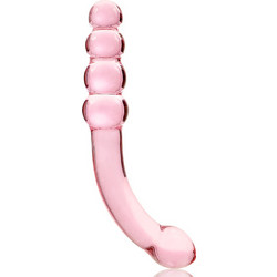 Ibiza Nebula Series 14 Borosilicante Πρωκτικό Dildo 18.5cm Ροζ