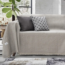 Lino Home Ριχτάρι Τριθέσιου Καναπέ 180x300 Boxi Light Grey
