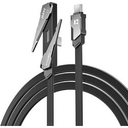 Remax CB53 Braided Flat USB-C to USB-C 240W 1.2m Black