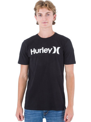 Hurley Ανδρικό Αθλητικό T-Shirt Μαύρο MTS0035030-H010