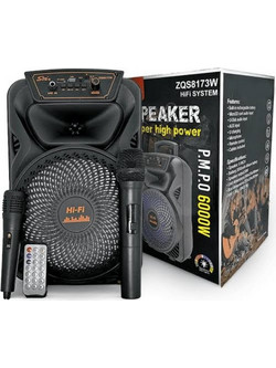 SING-E ZQS8173W Σύστημα Kαραόκε με Ενσύρματο Μικρόφωνο