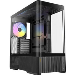 Antec C6 Curve Black Gaming Midi Tower Κουτί Υπολογιστή RGB με Πλαϊνό Παράθυρο