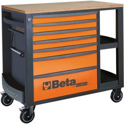 Beta RSC24L/7-O Τροχήλατος Εργαλειοφόρος Μεταλλικός με 7 Συρτάρια B024004371
