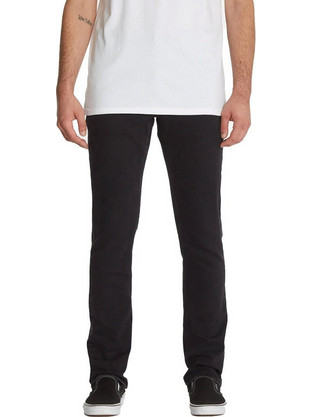 Volcom Vorta Ανδρικό Τζιν Παντελόνι Ελαστικό Slim Εφαρμογή Μαύρο A1931501-USD