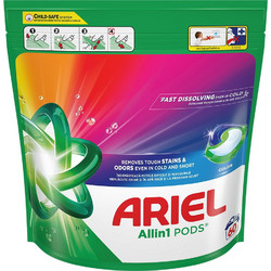 Ariel All In 1 Color Απορρυπαντικό Πλυντηρίου σε Κάψουλες για Χρωματιστά 60 Πλύσεις