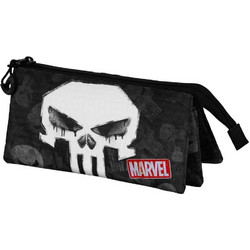 Karactermania Marvel Punisher Skull Κασετίνα με 3 Θήκες Μαύρη 07716