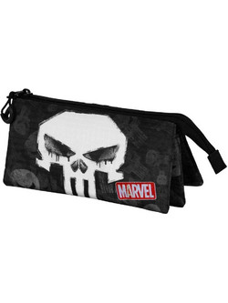 Karactermania Marvel Punisher Skull Κασετίνα με 3 Θήκες Μαύρη 07716