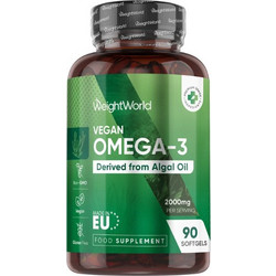 WeightWorld Vegan Omega-3 Algae Oil 90 Μαλακές Κάψουλες