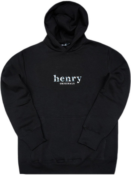 Henry Ανδρικό Φούτερ με Κουκούλα & Τσέπες Μαύρο 3-803