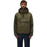 Napapijri Rainforest Αθλητικό Ανδρικό Μπουφάν Χειμωνιάτικο Pullover Αδιάβροχο Χακί NP0A4IB9G1F