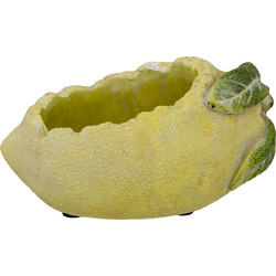 Artekko Lemon Κασπώ Τσιμεντένιο Κίτρινο 18.5x12x10.5cm C8503