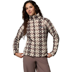 Columbia Benton Springs Γυναικεία Ζακέτα Fleece Μακριά με Φερμουάρ Εκρού 2021771-274
