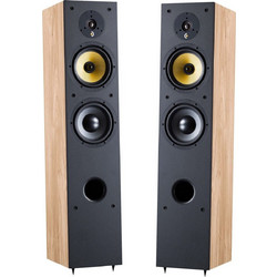 Davis Ariane-5 Ζεύγος Ηχείων Hi-Fi Δαπέδου 150W 3 Δρόμων Oak