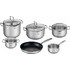 Tefal Σετ Μαγειρικά Σκεύη από Ανοξείδωτο Ατσάλι 6τμχ G732SA56