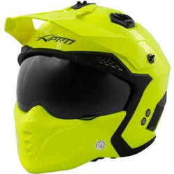 A-Pro Alien Fluo Yellow Κράνος Μηχανής Jet 1300gr