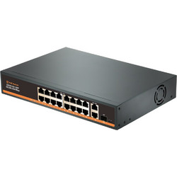 Amarad HT1621PoE Unmanaged L2 Switch με 16 Θύρες Ethernet 100Mbps και 2 SFP θύρες