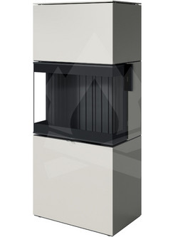Spartherm Largo S Steel Pearl Black Eboris 1300 Ατσάλινη Ξυλόσομπα Αερόθερμη 11.4kW