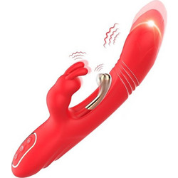 Urban Sky Thrusting Tickler Δονητής Rabbit 22.7cm Κόκκινος