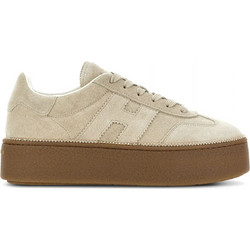 Hogan Γυναικεία Sneakers Flatforms Εκρού HXW7220FB6TBTM-C023