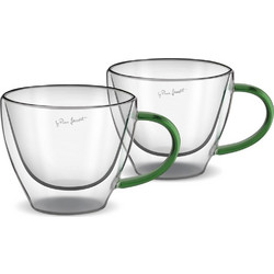 Lamart Σετ Ποτήρια Καφέ Γυάλινα Vaso 190ml 2τμχ LT9115