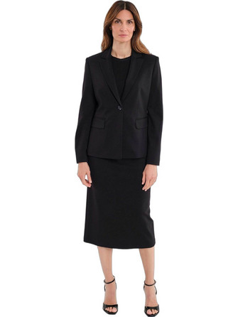 Gerry Weber Μίντι Φούστα Υφασμάτινη Ψηλόμεση Pencil Μαύρη N75680120038