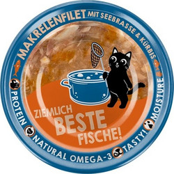 Lucky Lou ExtraFood Fillet with Mackerel & Sea Bream in Broth 70gr