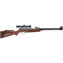 Marksman Wood Air Rifle Carbine Αεροβόλο Όπλο Προσυμπιεσμένου Αέρα με Διόπτρα 4.5mm