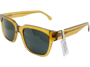 Moritz MZ11622C LK21C Ανδρικά Γυαλιά Ηλίου Τετράγωνα Κοκάλινα Κίτρινα με Μαύρο Φακό