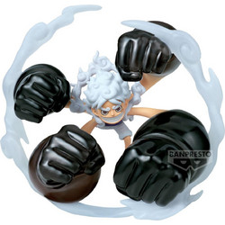 Banpresto One Piece WCF Collectable Special Monkey D. Luffy Gear 5 Gum-Gum Dawn Gatling 12cm