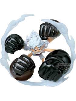Banpresto One Piece WCF Collectable Special Monkey D. Luffy Gear 5 Gum-Gum Dawn Gatling 12cm