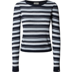 Pepe Jeans Kimmi Γυναικεία Πλεκτή Μπλούζα Γαλάζια PL7000115-562