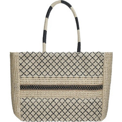 Ble Resort Collection Ψάθινη Τσάντα Θαλάσσης Ώμου Εκρού 5-42-186-0018