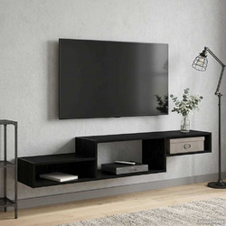 vidaXL Κρεμαστό Έπιπλο Τηλεόρασης Αλουμίνιο Μ150xΠ28xΥ26cm 8005990 2τμχ
