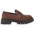 Guess Ανδρικά Μοκασίνια Loafers Καστόρινα Καφέ FMTZIASUE14